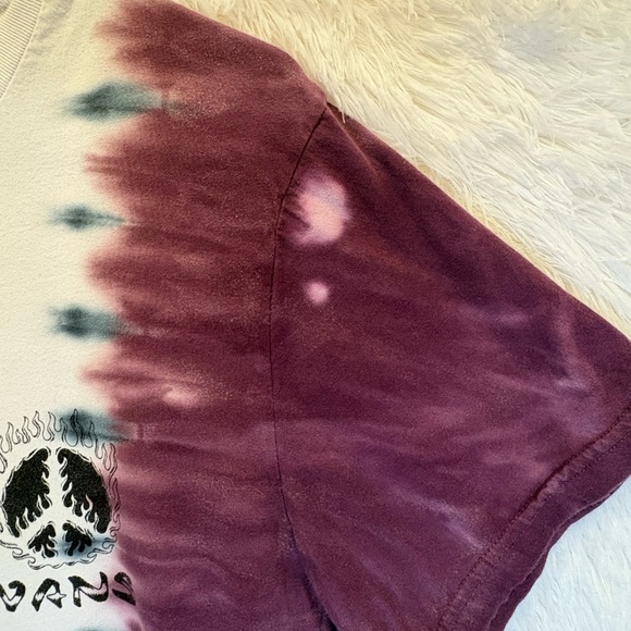 Vans Dual-Tone Tie-Dye Tee - Navy and Maroon - Picture 8 of 17
